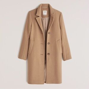 Abercrombie Wool Blend Dad Coat